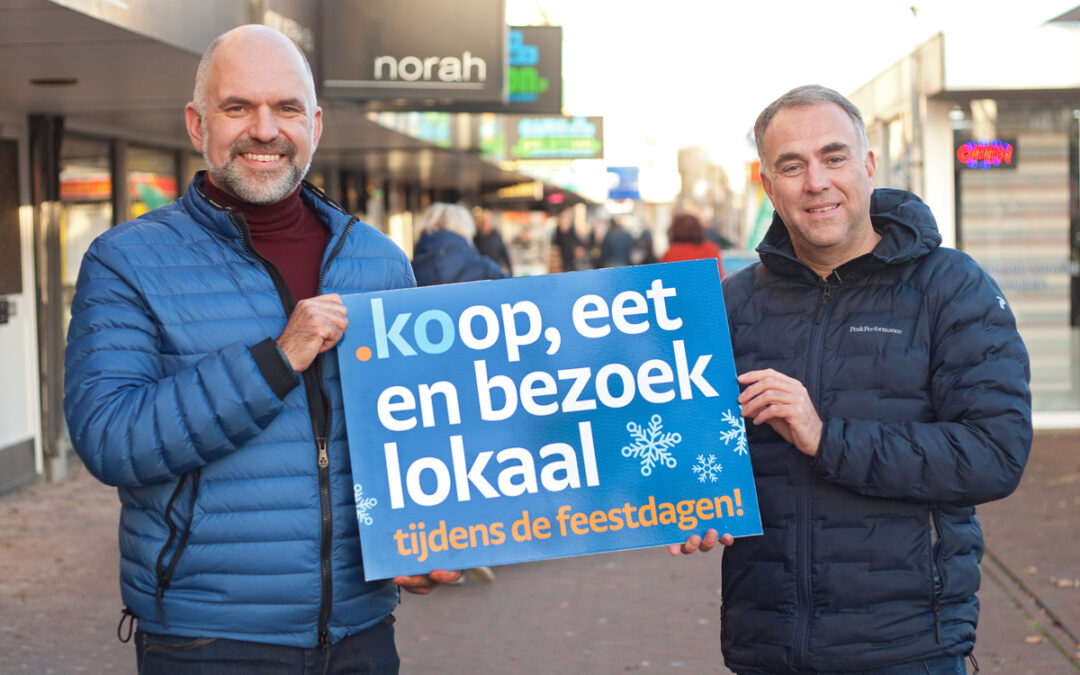 Koop, eet en bezoek lokaal feestdagencampagne